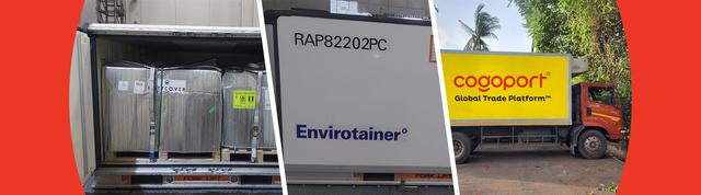 Cogoport Enables Movement of 11 Envirotainer Containers from India to Italy 