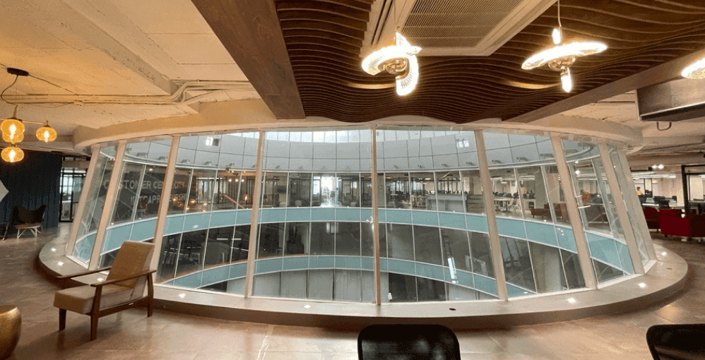 compony inside front view