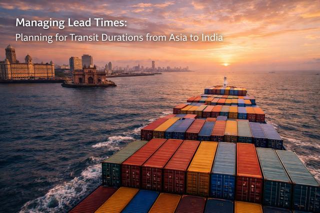 Managing Lead Times: Planning for Transit Durations from Asia to India