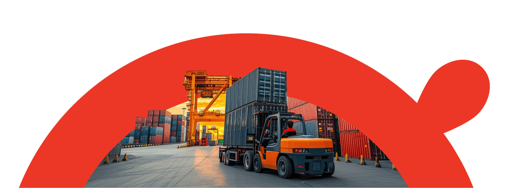 Illustration of cargo containers for the CBM calculator