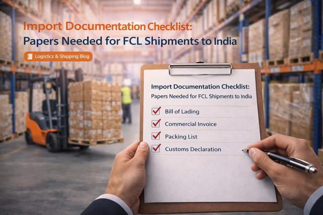 Import Documentation Checklist: Papers Needed for FCL Shipments to India